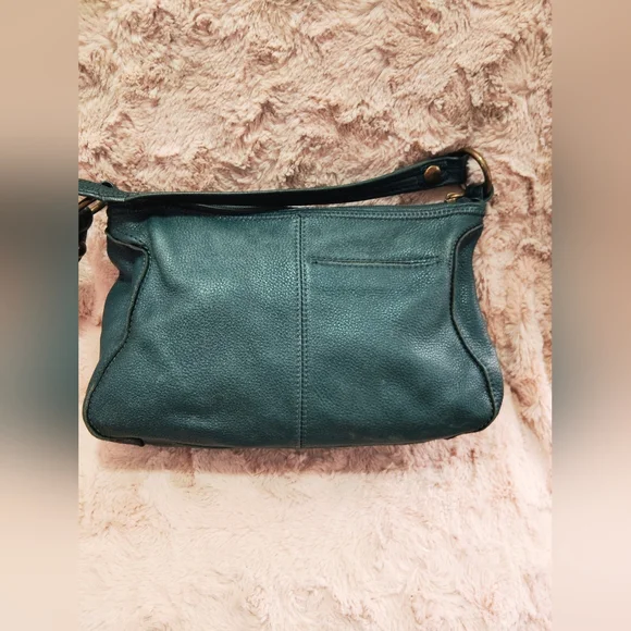 The Sak, Chic, Teal Leather Shoulder Bag - Picture 6 of 9